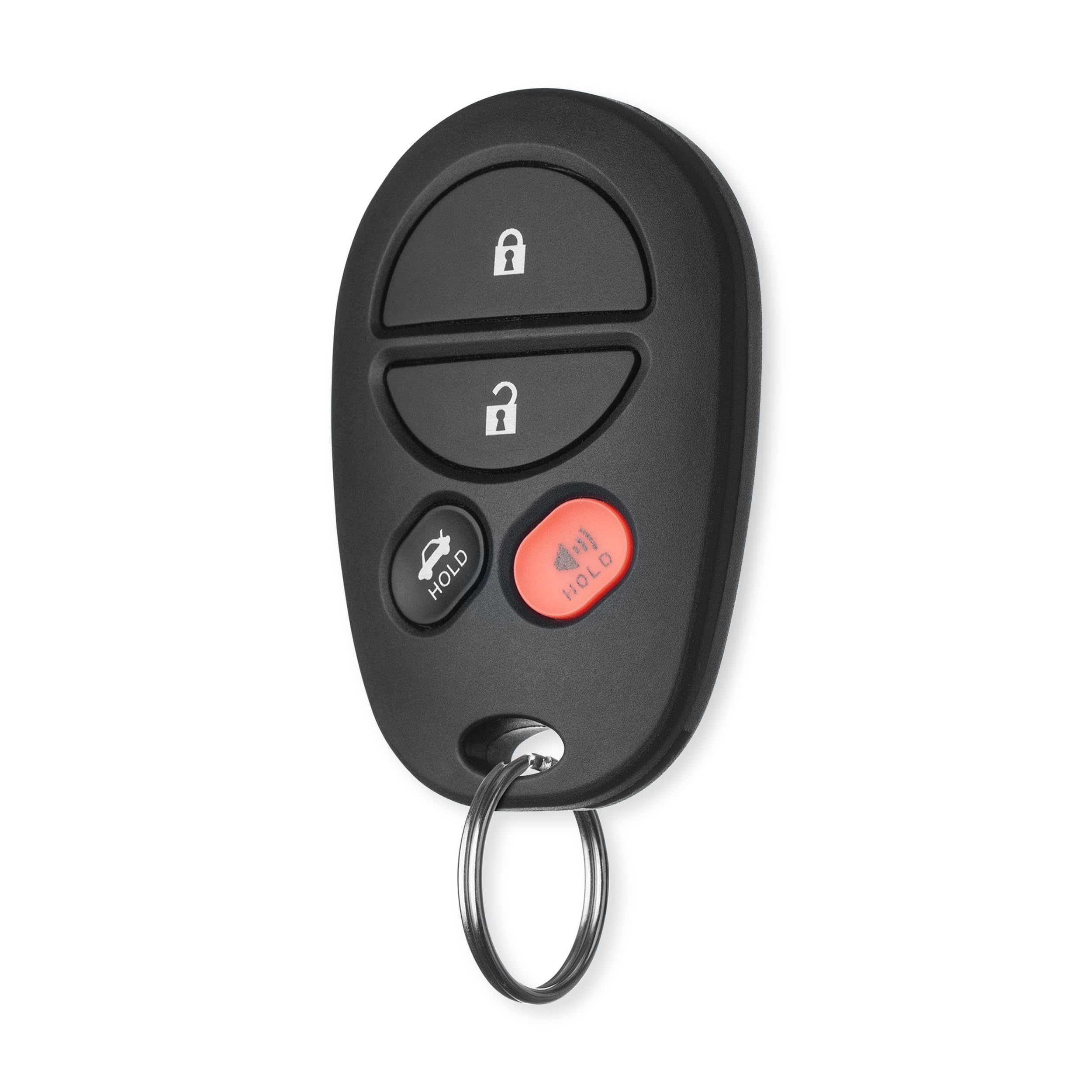 FOBTEK Key Fob Keyless Entry Remote for 2005-2008 Toyota Avalon Solara Replacement for GQ43VT20T, 89742-AA040 (4-Button)